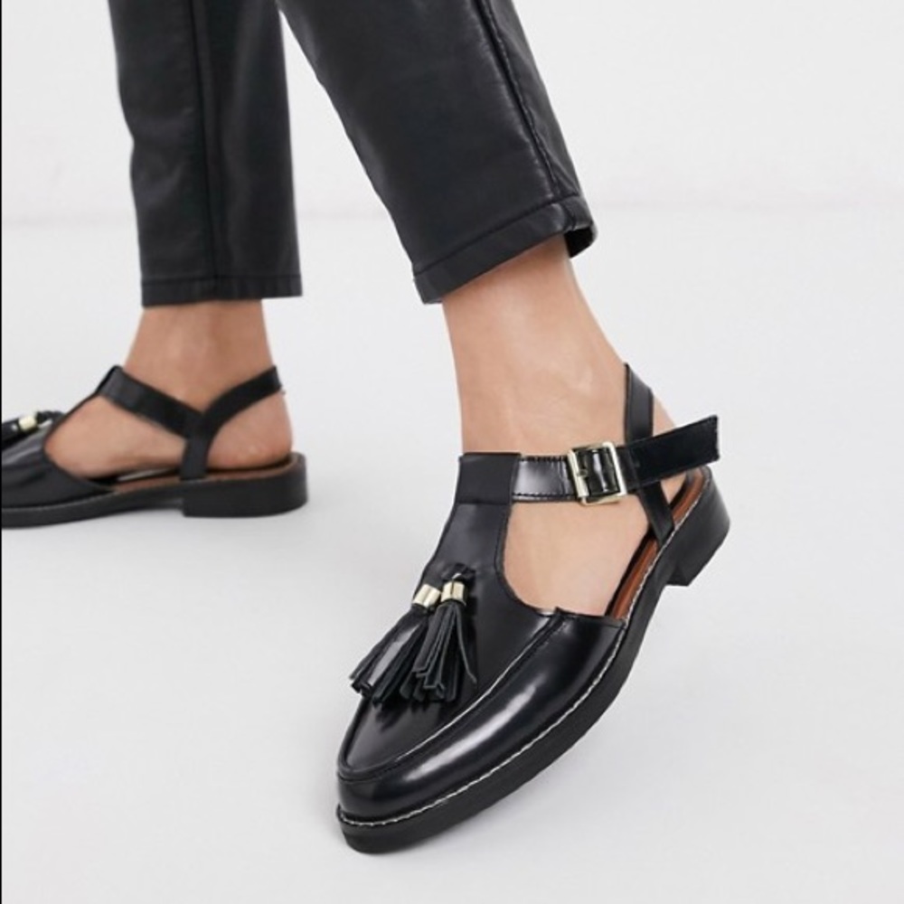 ASOS Flat Shoes With Tassels